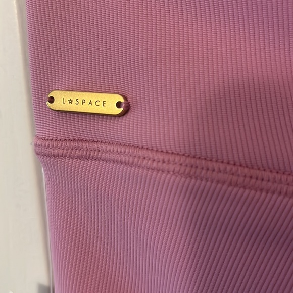 L Space legging Hot to Trot size xs mauve ribbed - Picture 4 of 8